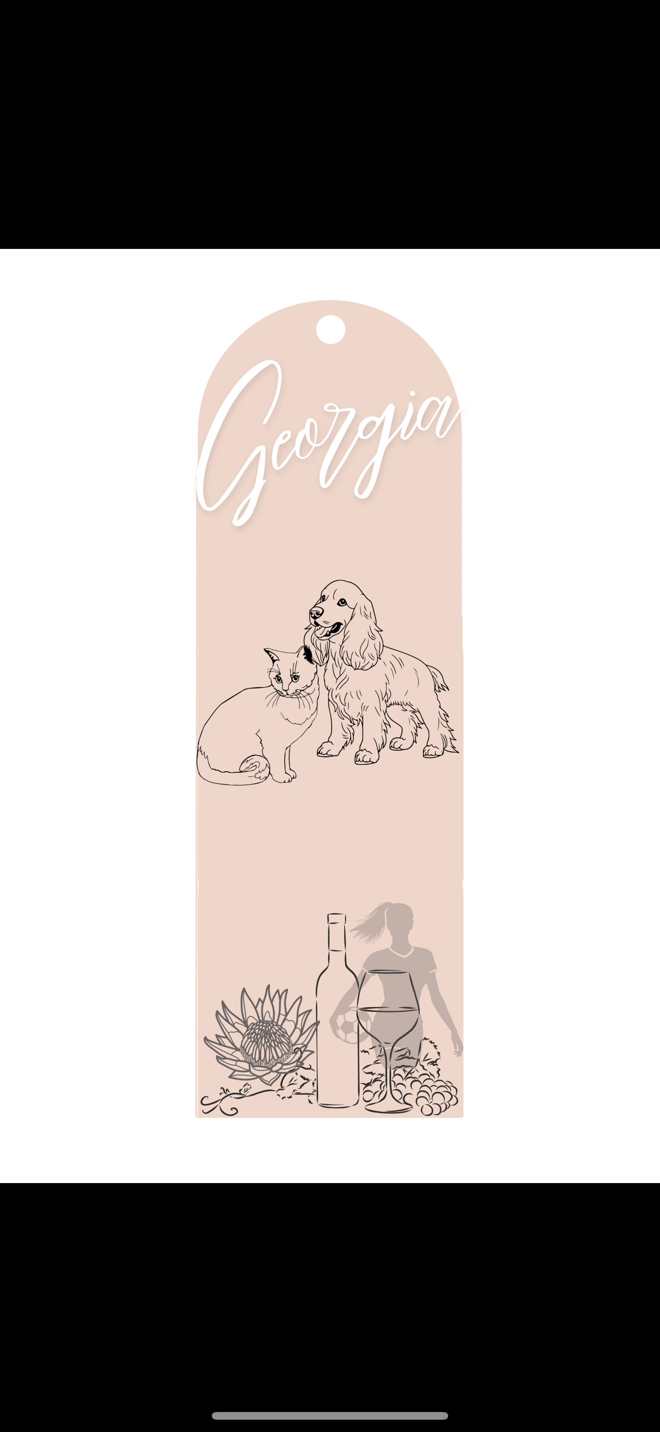 Bespoke Bookmark