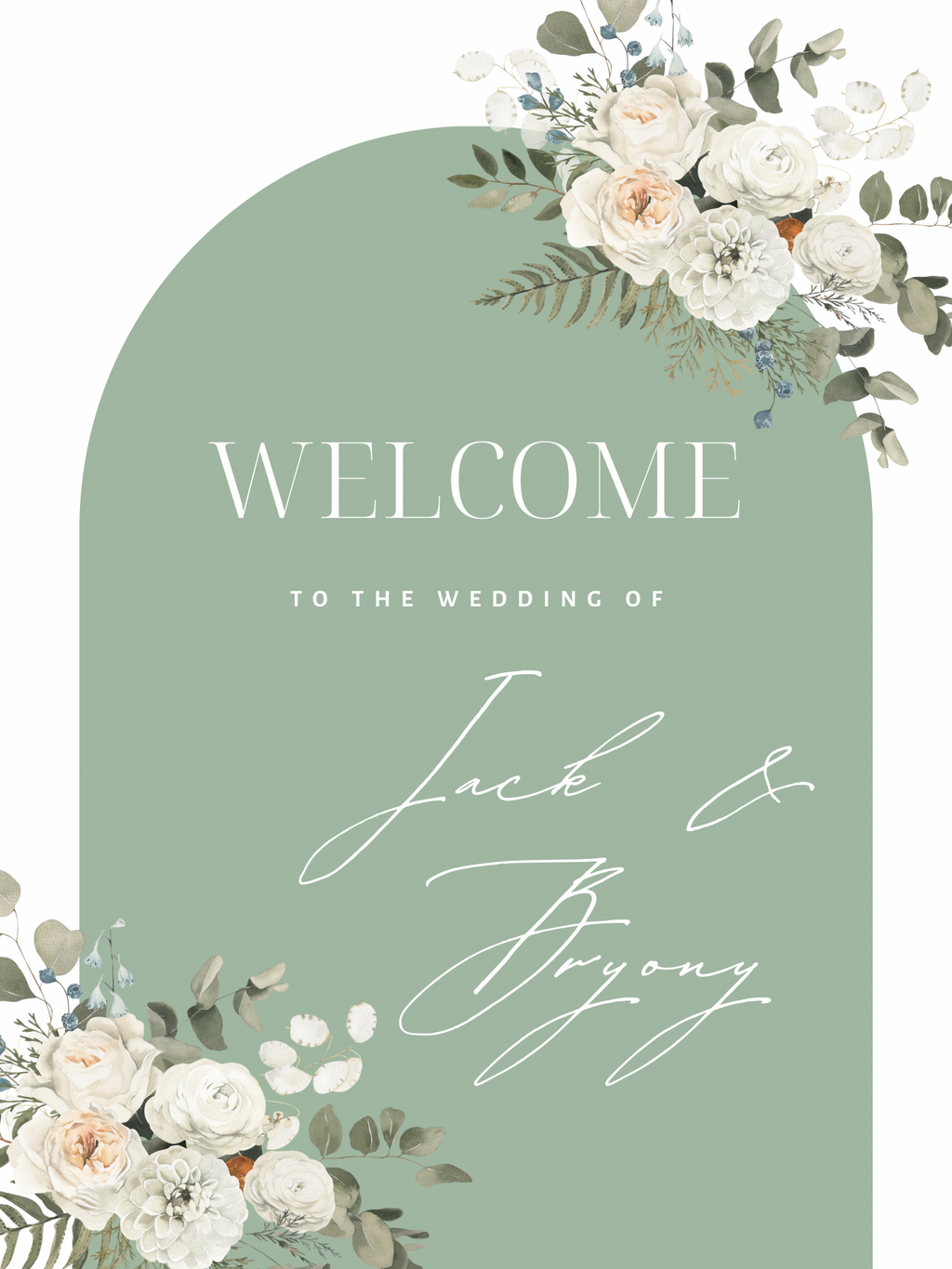 Personalised Wedding Sign Digital Download