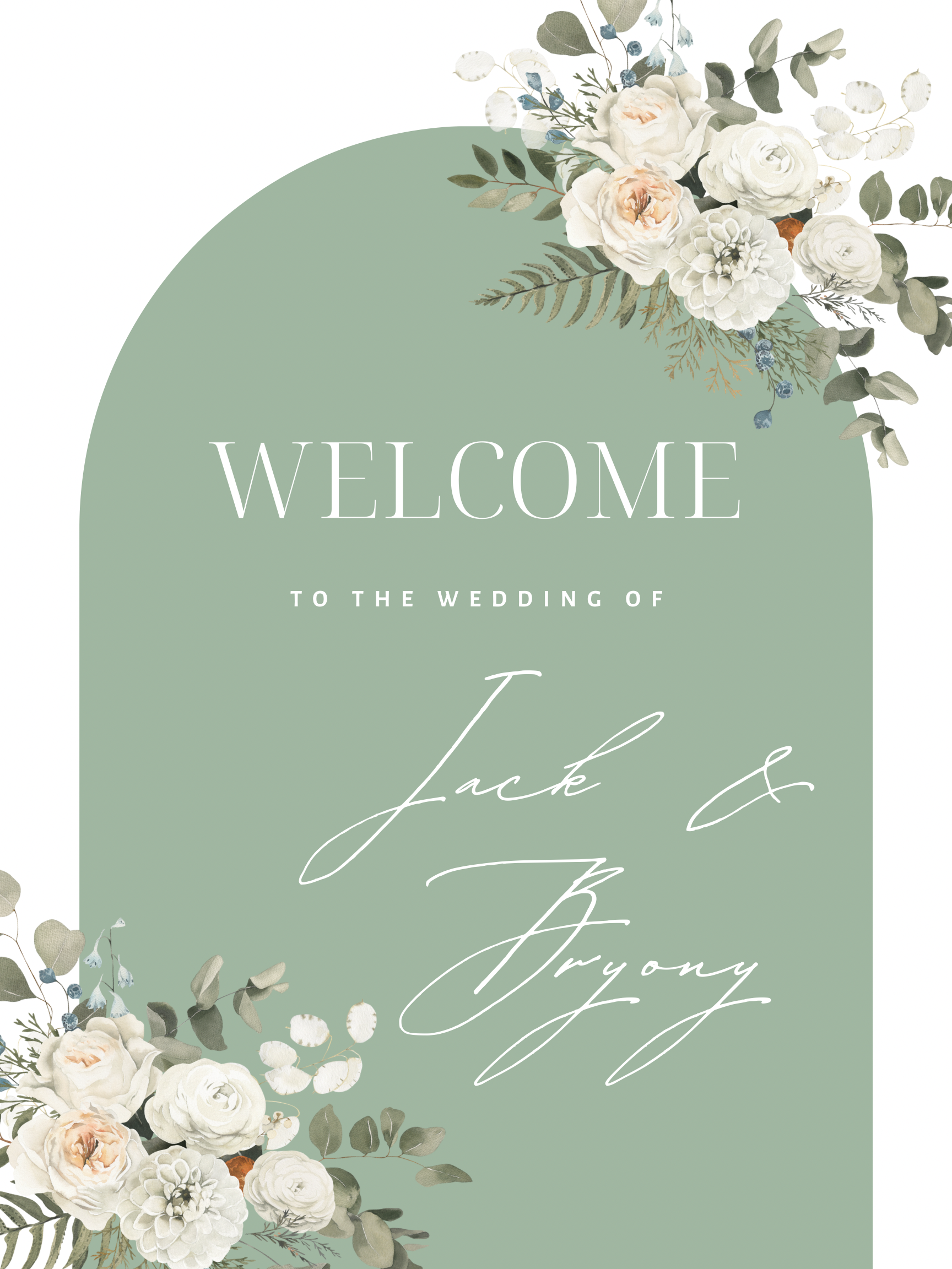 Personalised Wedding Sign Digital Download